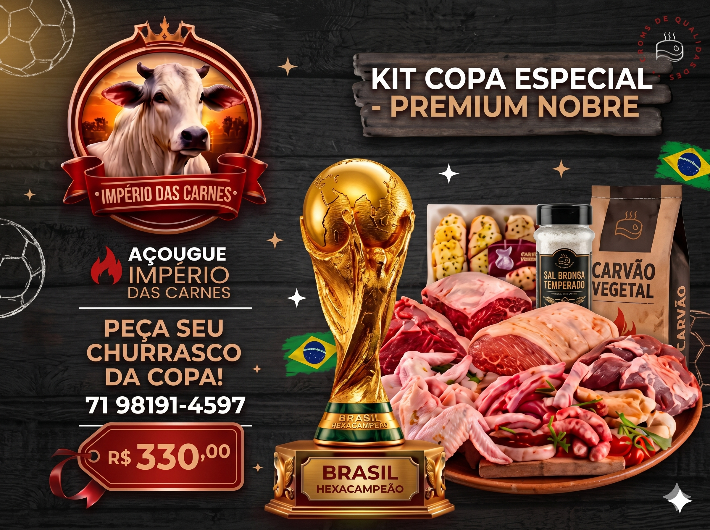 Kit Copa Especial Premium Nobre